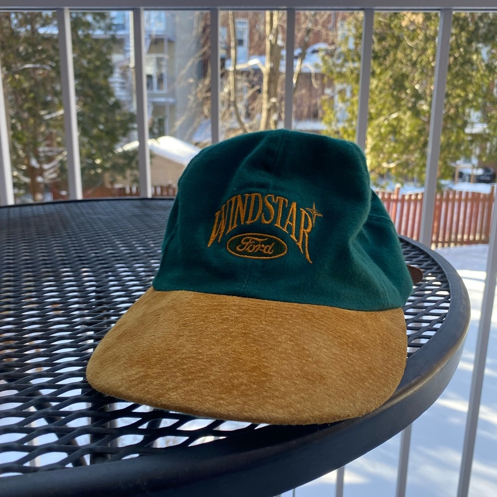 Windstar Ford Green and Tan Cap